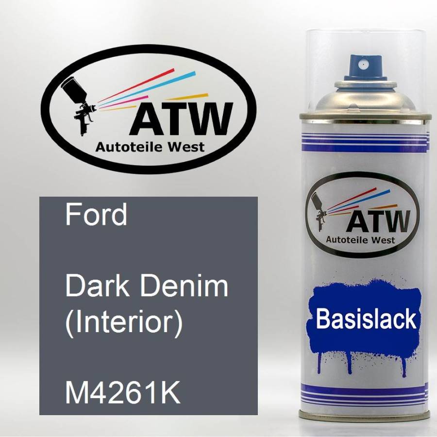 Ford, Dark Denim (Interior), M4261K: 400ml Sprühdose, von ATW Autoteile West.